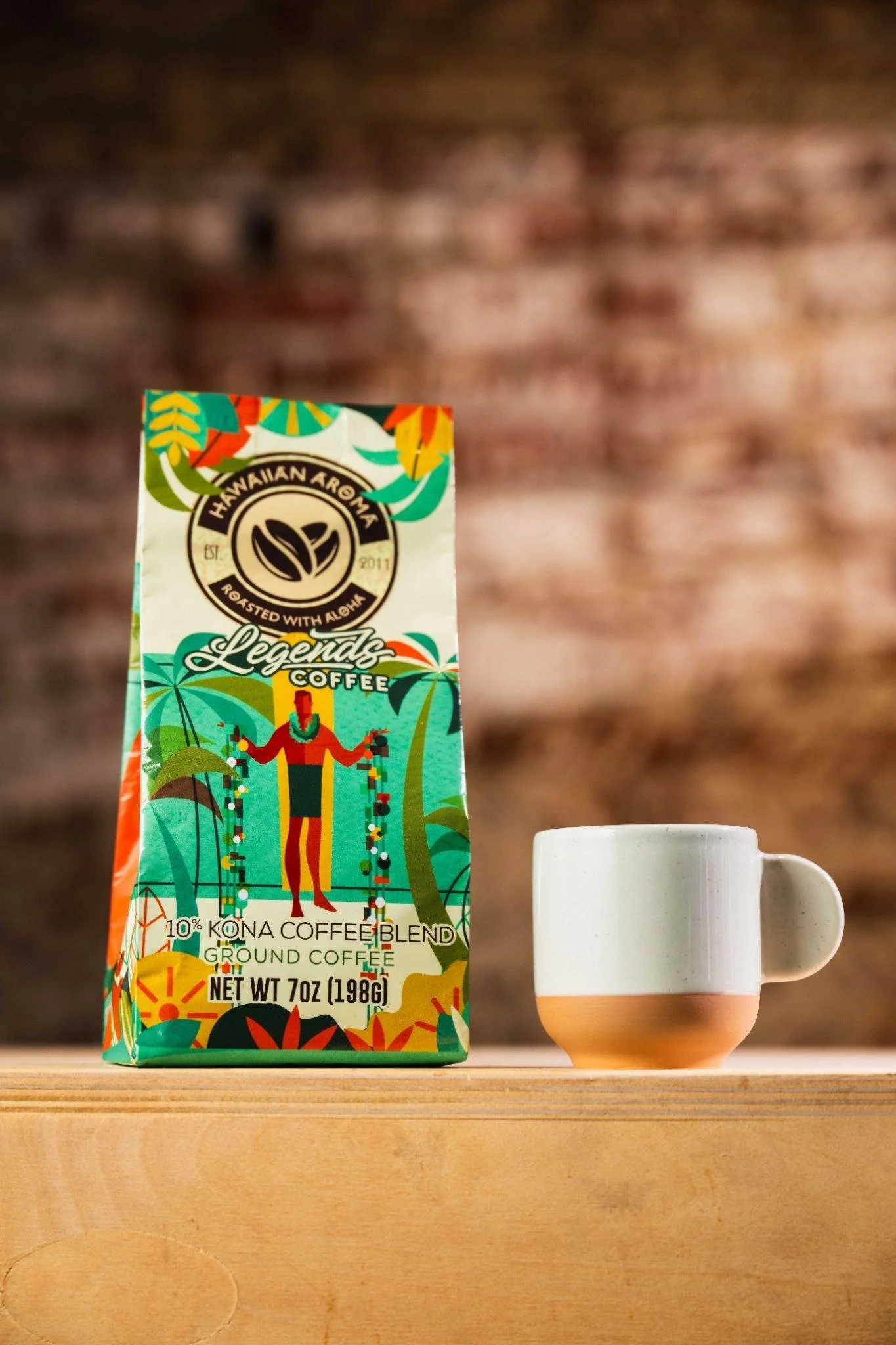 100% Kona Coffee (Ground) | Traditional Italian Roast